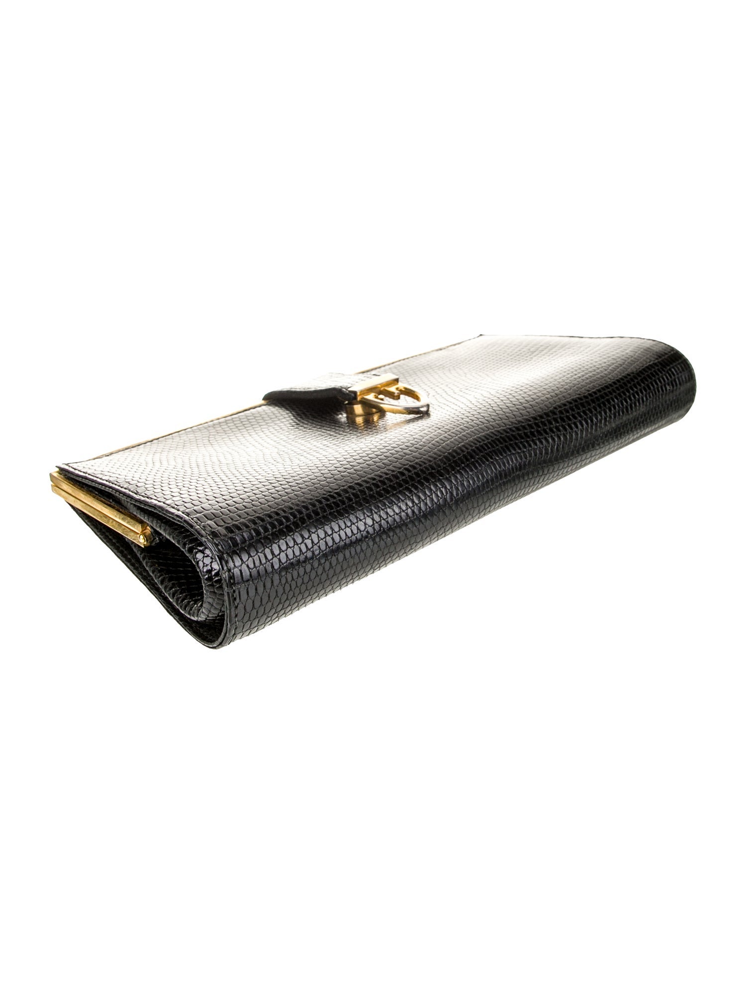 Gucci Embossed Leather Clutch